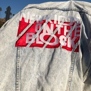 Vintage New Kids On The Block denim jacket